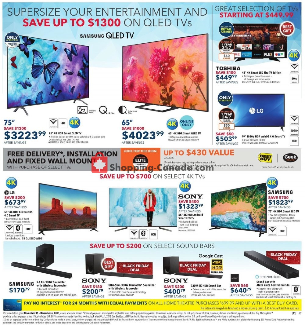 Best Buy flyer from Friday November 30, 2018 to Thursday December 6, 2018 - page 28