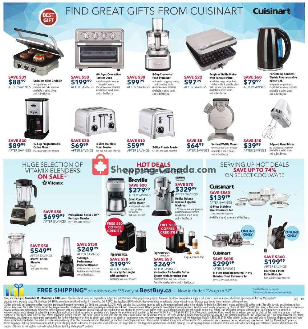 Best Buy flyer from Friday November 30, 2018 to Thursday December 6, 2018 - page 35