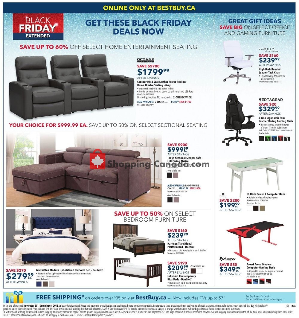 Best Buy flyer from Friday November 30, 2018 to Thursday December 6, 2018 - page 37