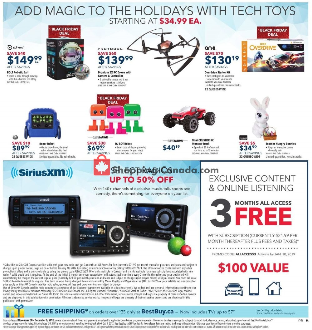 Best Buy flyer from Friday November 30, 2018 to Thursday December 6, 2018 - page 7