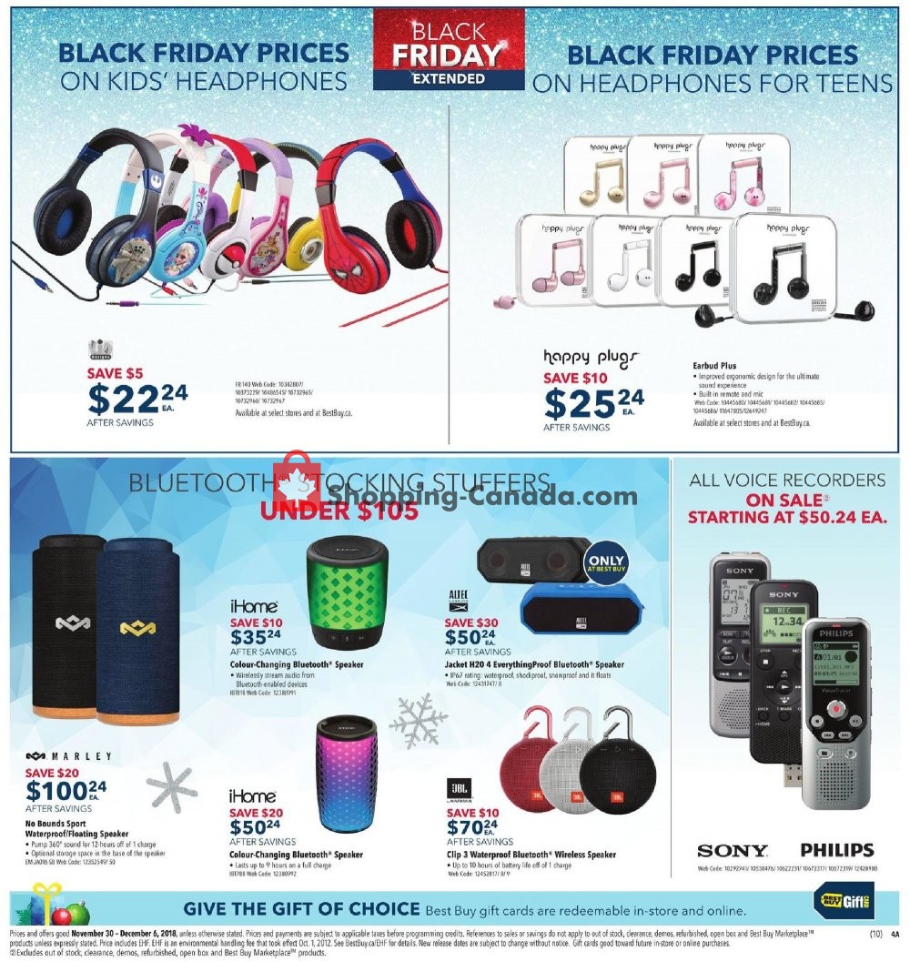 Best Buy flyer from Friday November 30, 2018 to Thursday December 6, 2018 - page 9
