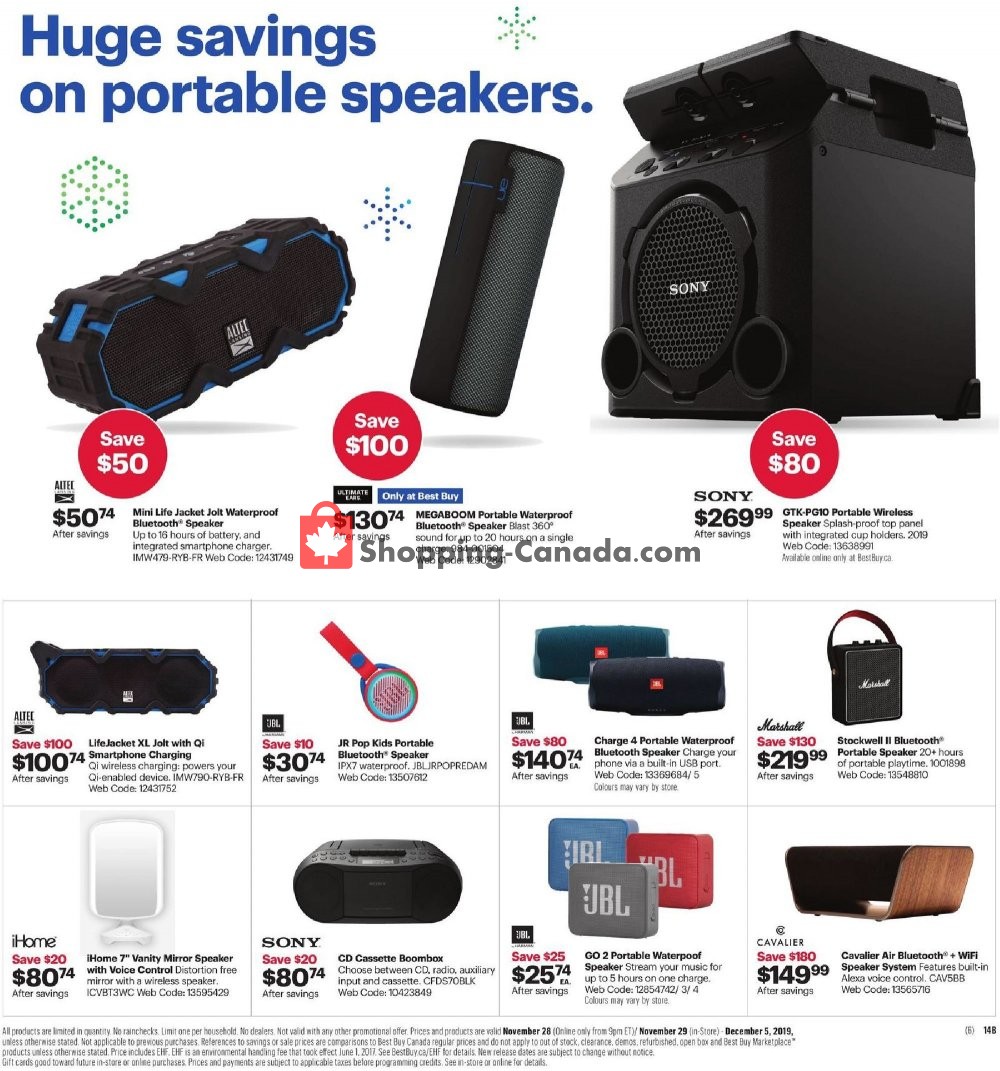 Best Buy flyer from Thursday November 28, 2019 to Thursday December 5, 2019 - page 38