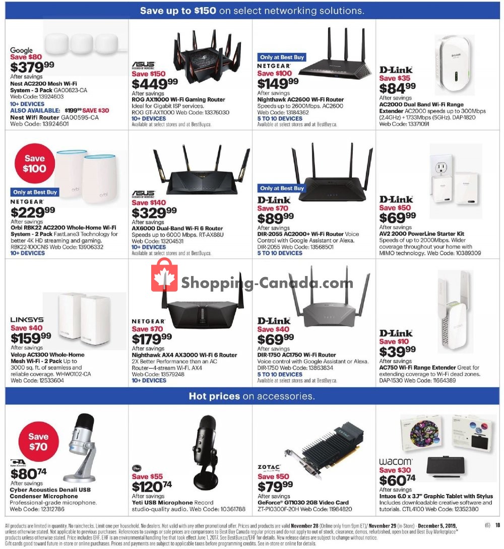 Best Buy flyer from Thursday November 28, 2019 to Thursday December 5, 2019 - page 49