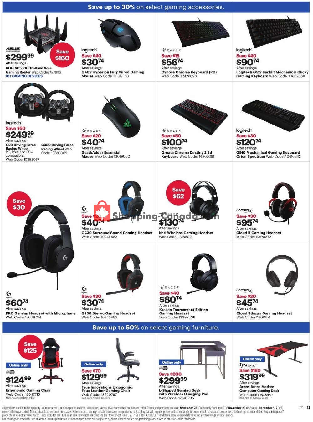 Best Buy flyer from Thursday November 28, 2019 to Thursday December 5, 2019 - page 63