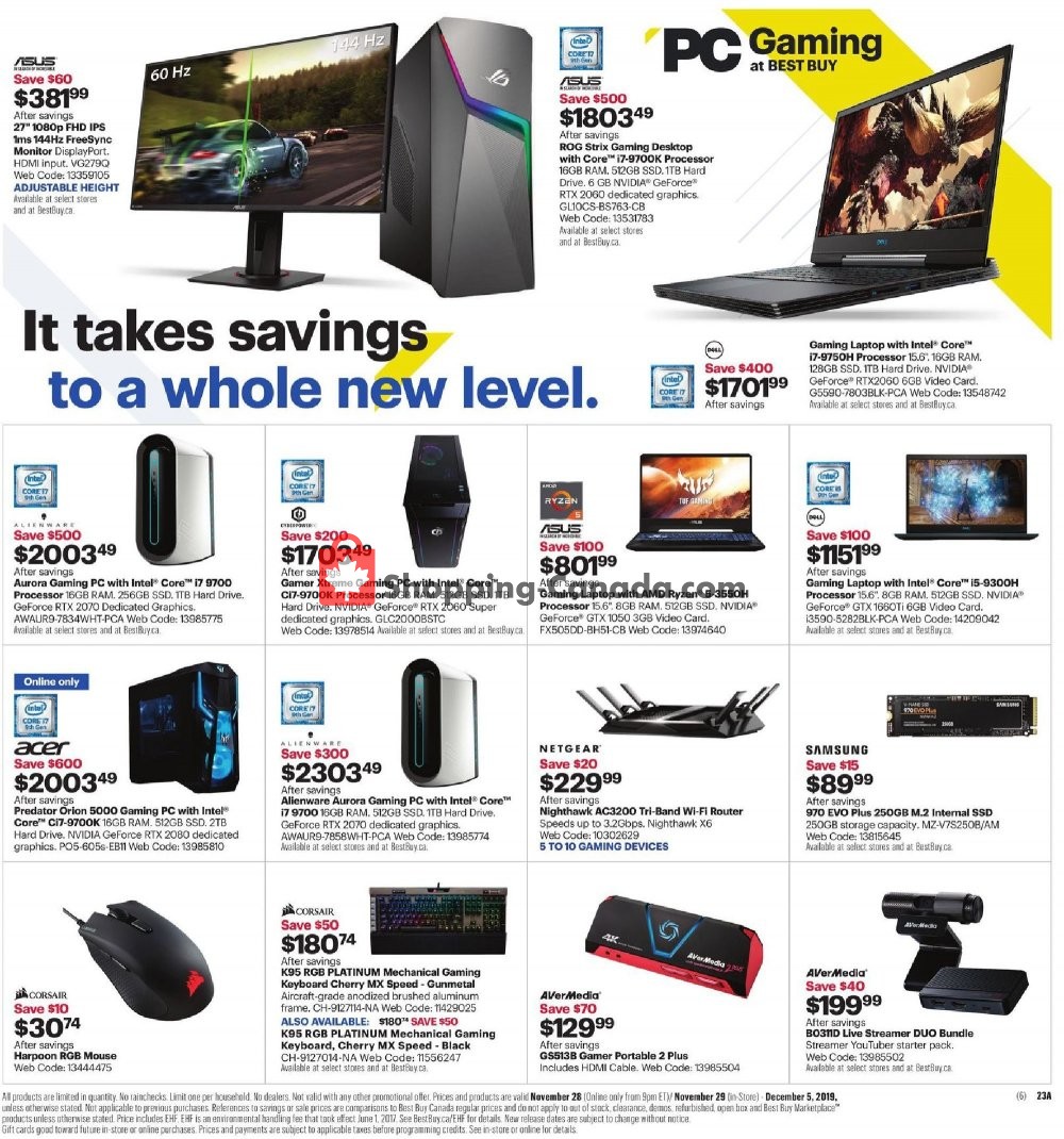 Best Buy flyer from Thursday November 28, 2019 to Thursday December 5, 2019 - page 64