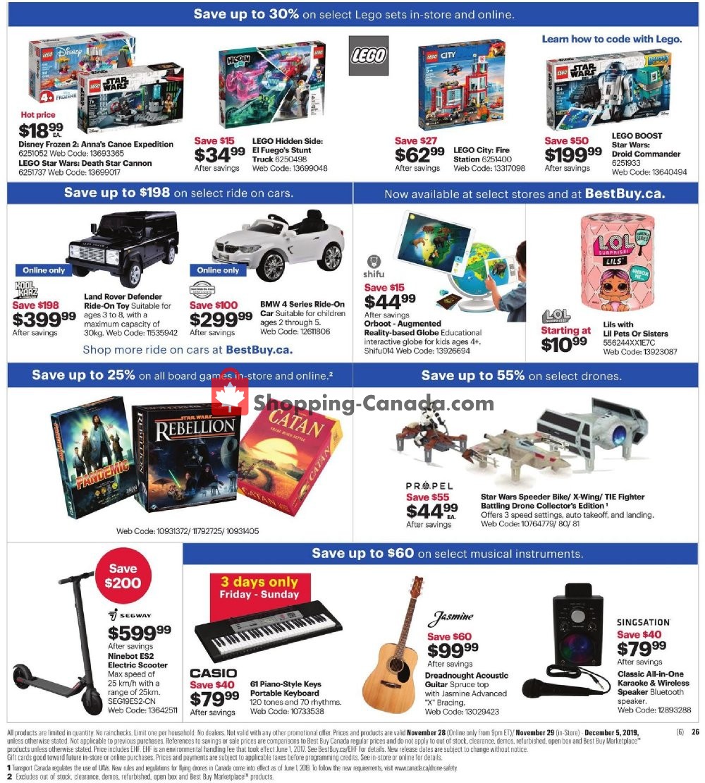 Best Buy flyer from Thursday November 28, 2019 to Thursday December 5, 2019 - page 73