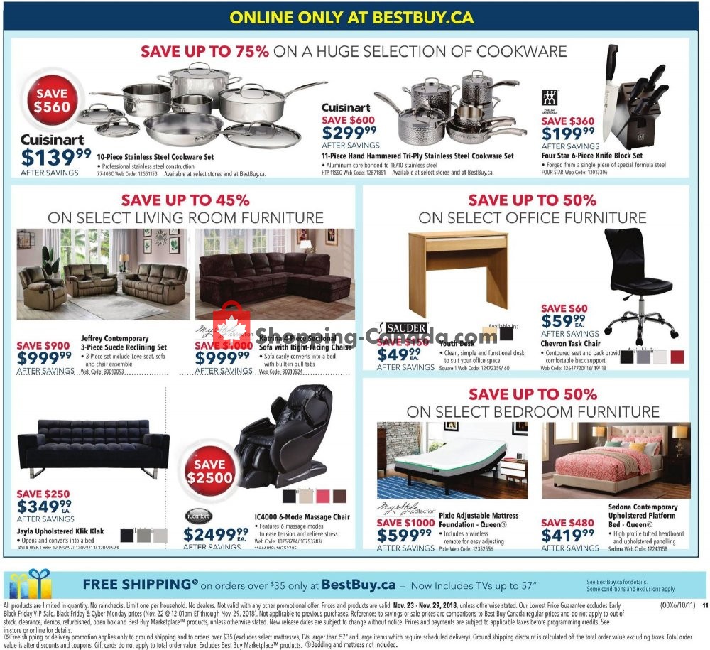 Best Buy flyer from Friday November 23, 2018 to Thursday November 29, 2018 - page 29