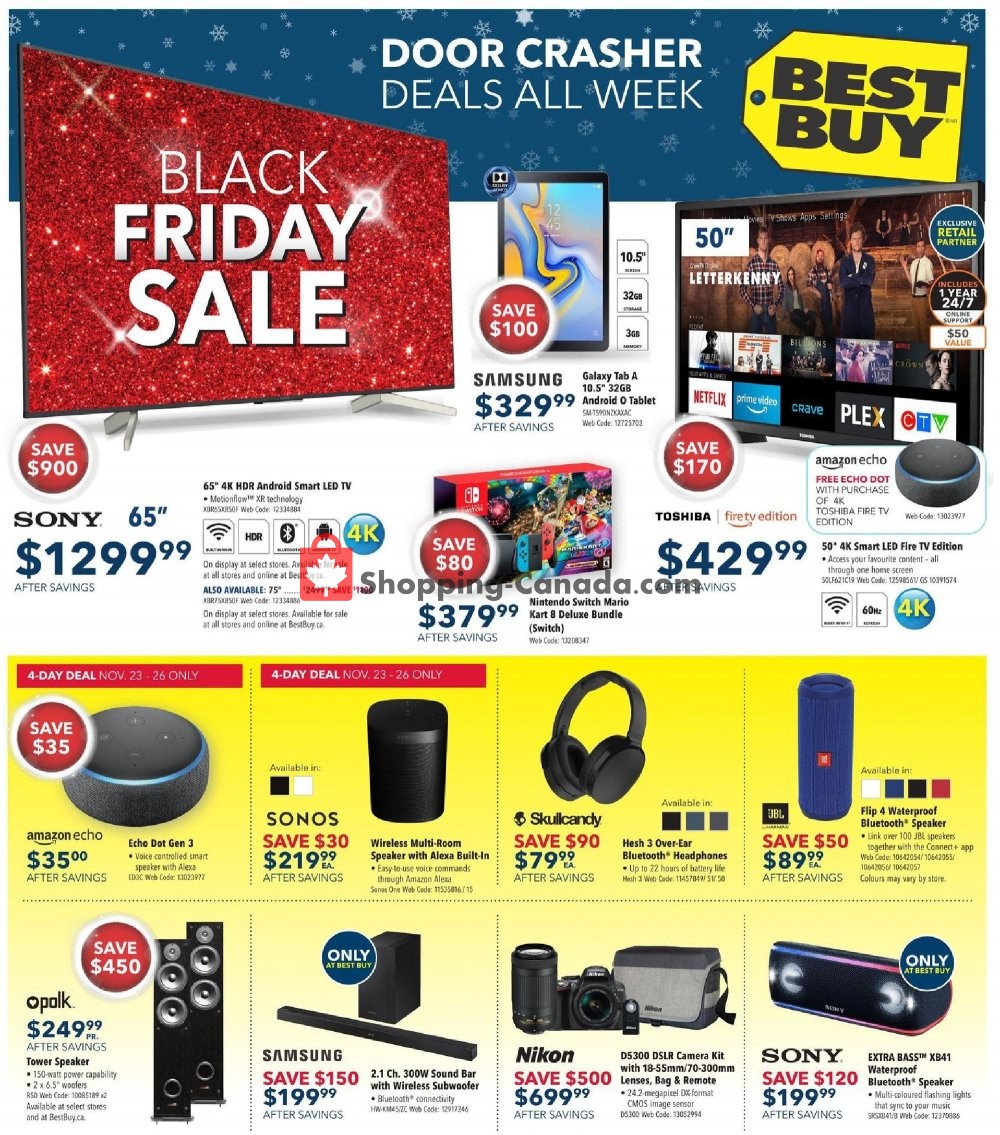 Best Buy flyer from Friday November 23, 2018 to Thursday November 29, 2018 - page 3