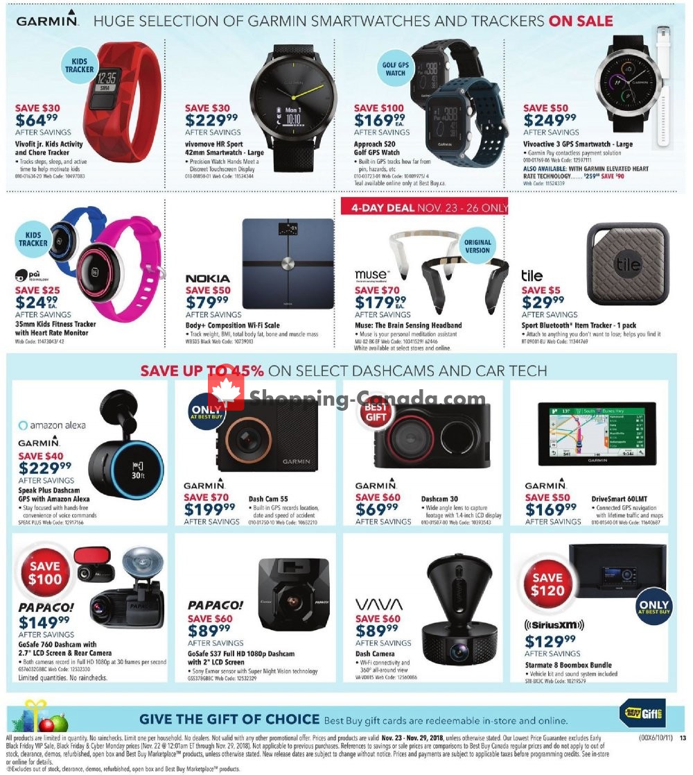 Best Buy flyer from Friday November 23, 2018 to Thursday November 29, 2018 - page 35