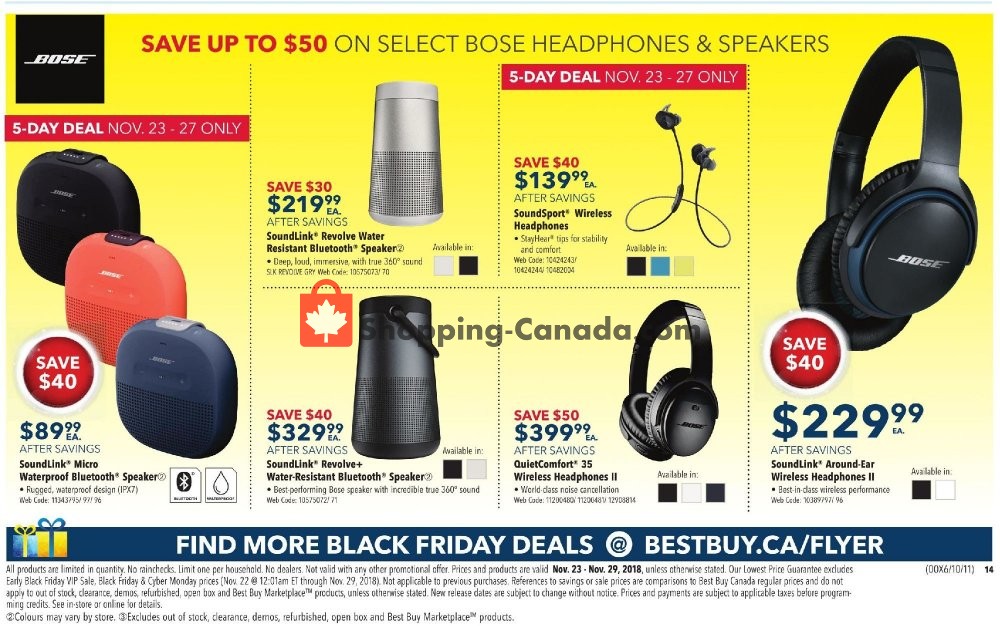 Best Buy flyer from Friday November 23, 2018 to Thursday November 29, 2018 - page 38