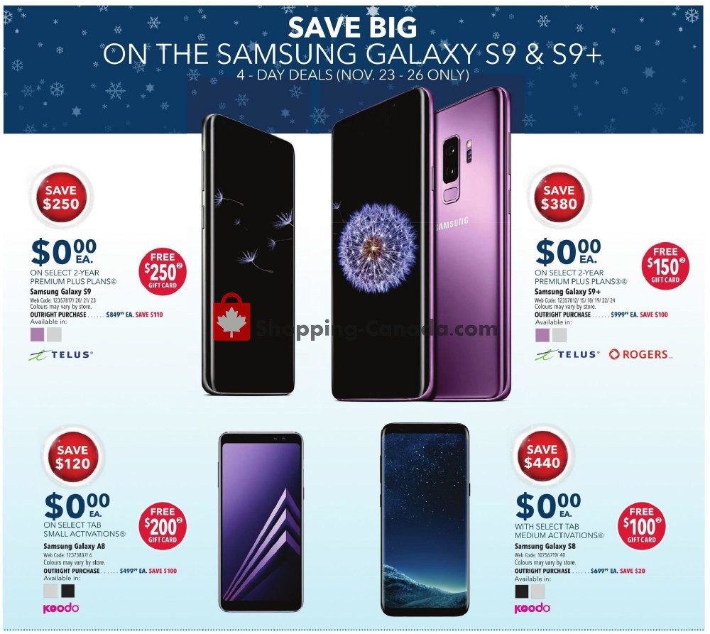 Best Buy flyer from Friday November 23, 2018 to Thursday November 29, 2018 - page 45