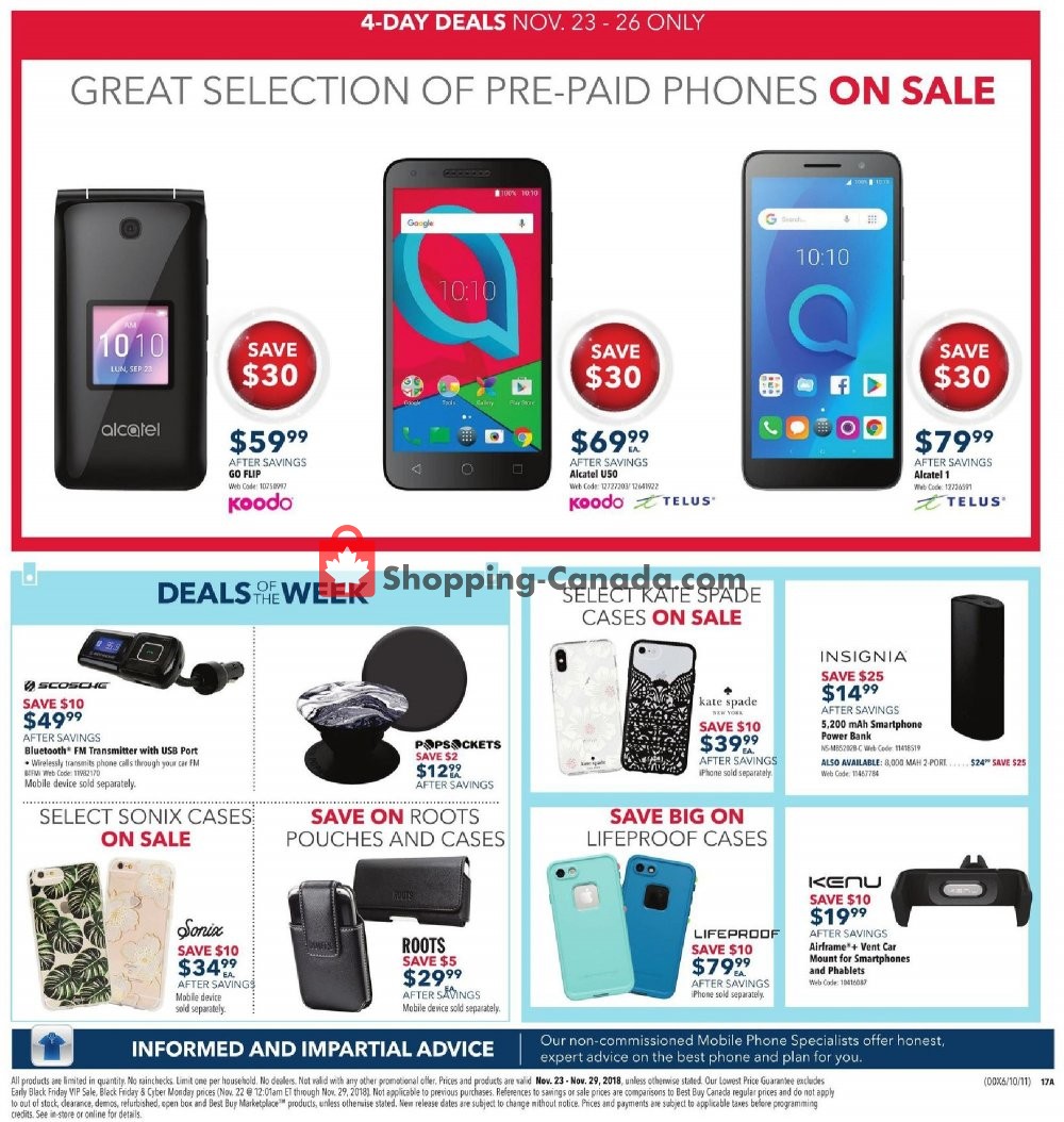 Best Buy flyer from Friday November 23, 2018 to Thursday November 29, 2018 - page 47