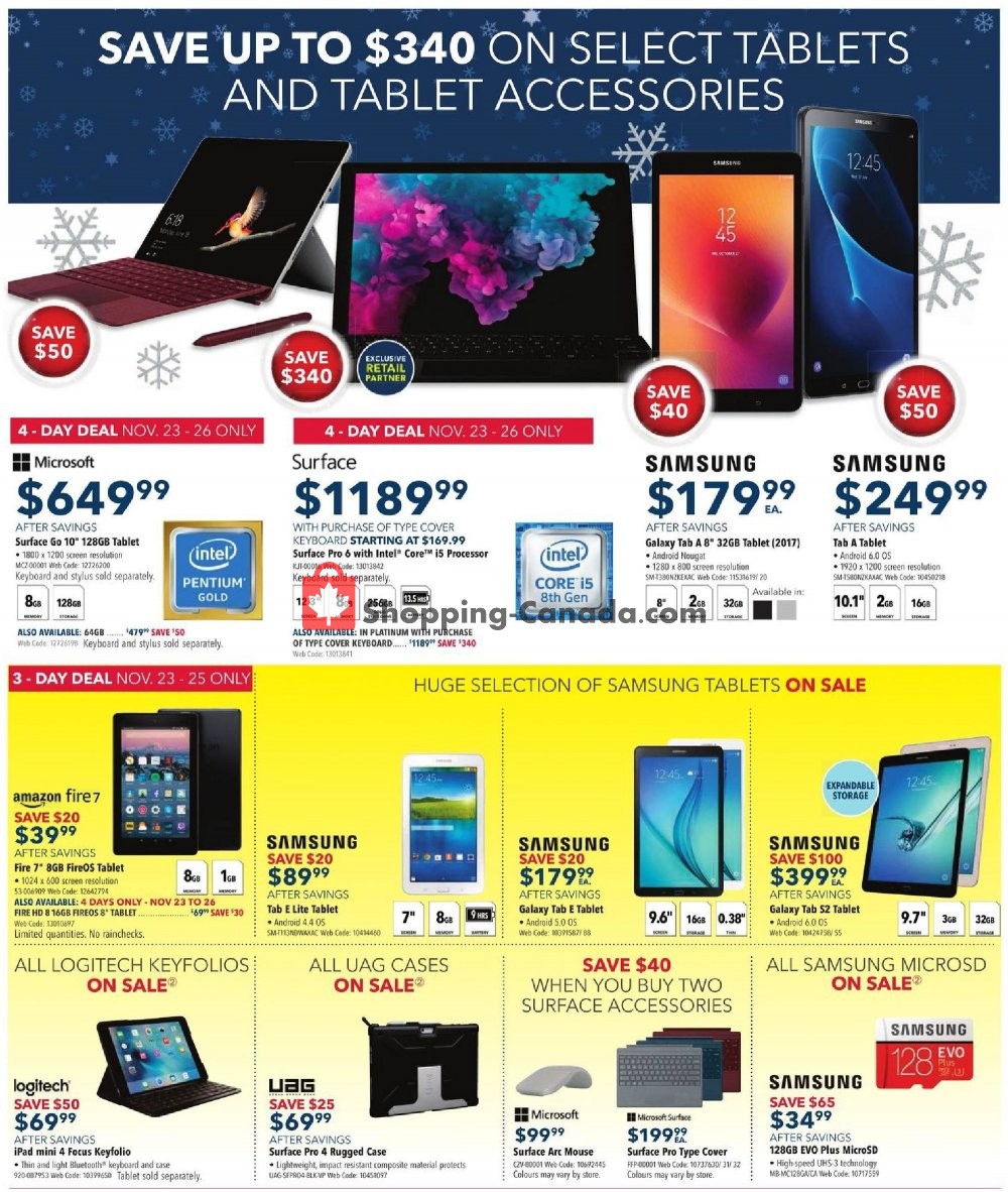 Best Buy flyer from Friday November 23, 2018 to Thursday November 29, 2018 - page 48