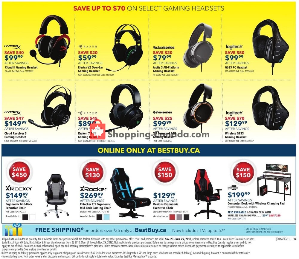 Best Buy flyer from Friday November 23, 2018 to Thursday November 29, 2018 - page 50