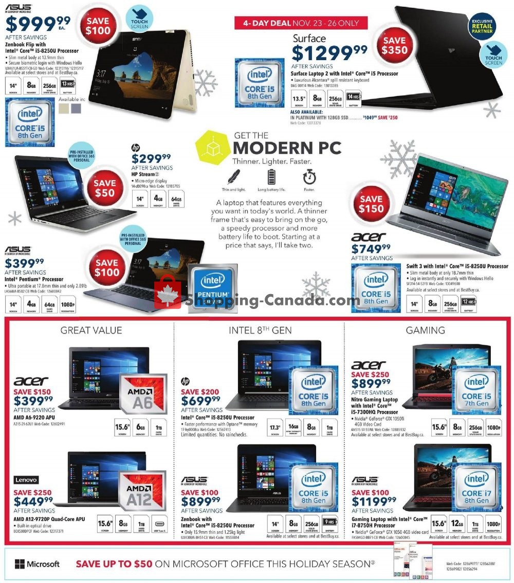 Best Buy flyer from Friday November 23, 2018 to Thursday November 29, 2018 - page 54