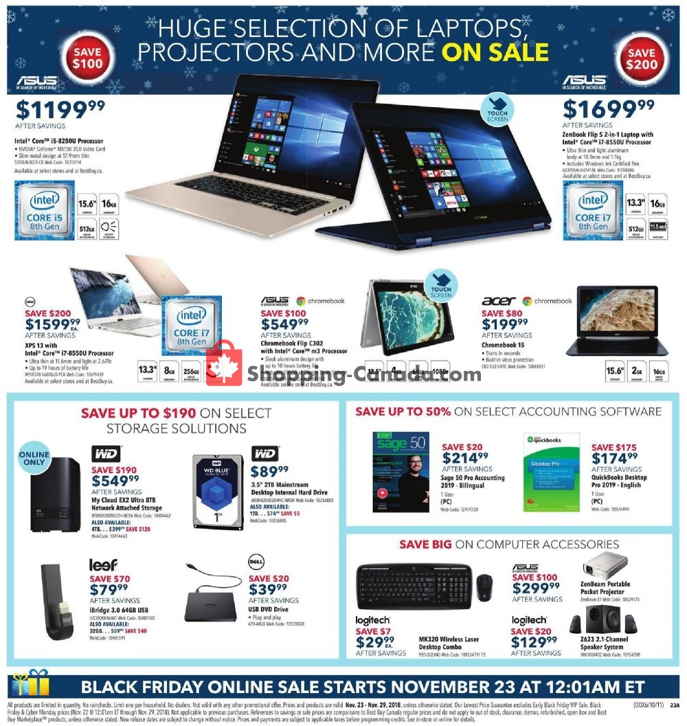 Best Buy flyer from Friday November 23, 2018 to Thursday November 29, 2018 - page 56