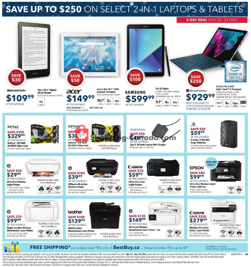 Best Buy flyer from Friday November 23, 2018 to Thursday November 29, 2018 - page 57