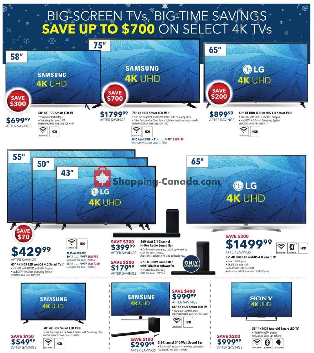 Best Buy flyer from Friday November 23, 2018 to Thursday November 29, 2018 - page 6