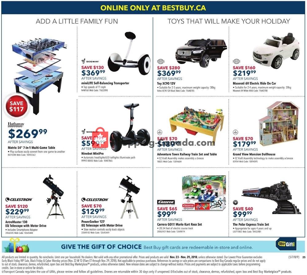 Best Buy flyer from Friday November 23, 2018 to Thursday November 29, 2018 - page 68
