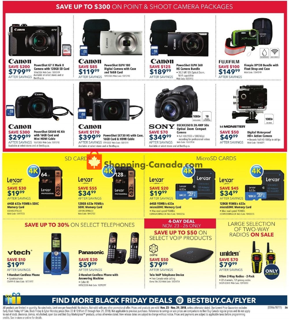 Best Buy flyer from Friday November 23, 2018 to Thursday November 29, 2018 - page 72