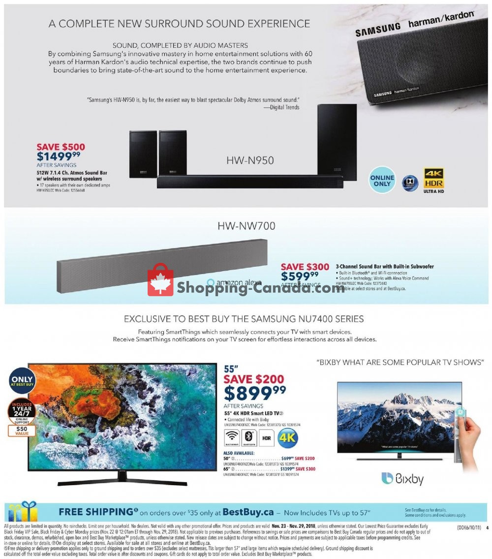 Best Buy flyer from Friday November 23, 2018 to Thursday November 29, 2018 - page 8
