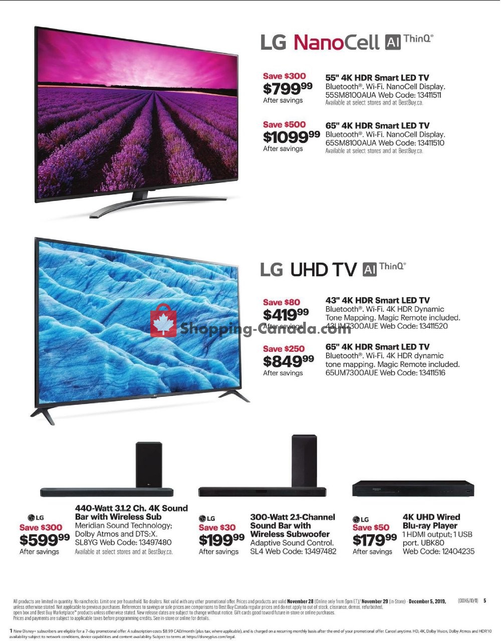 Best Buy flyer from Thursday November 28, 2019 to Thursday December 5, 2019 - page 14