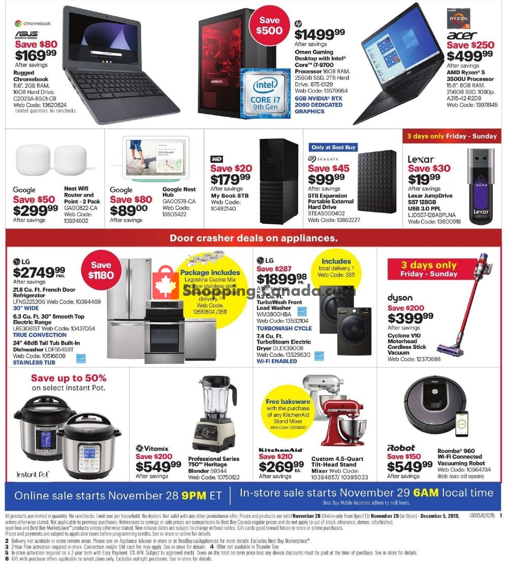 Best Buy flyer from Thursday November 28, 2019 to Thursday December 5, 2019 - page 3