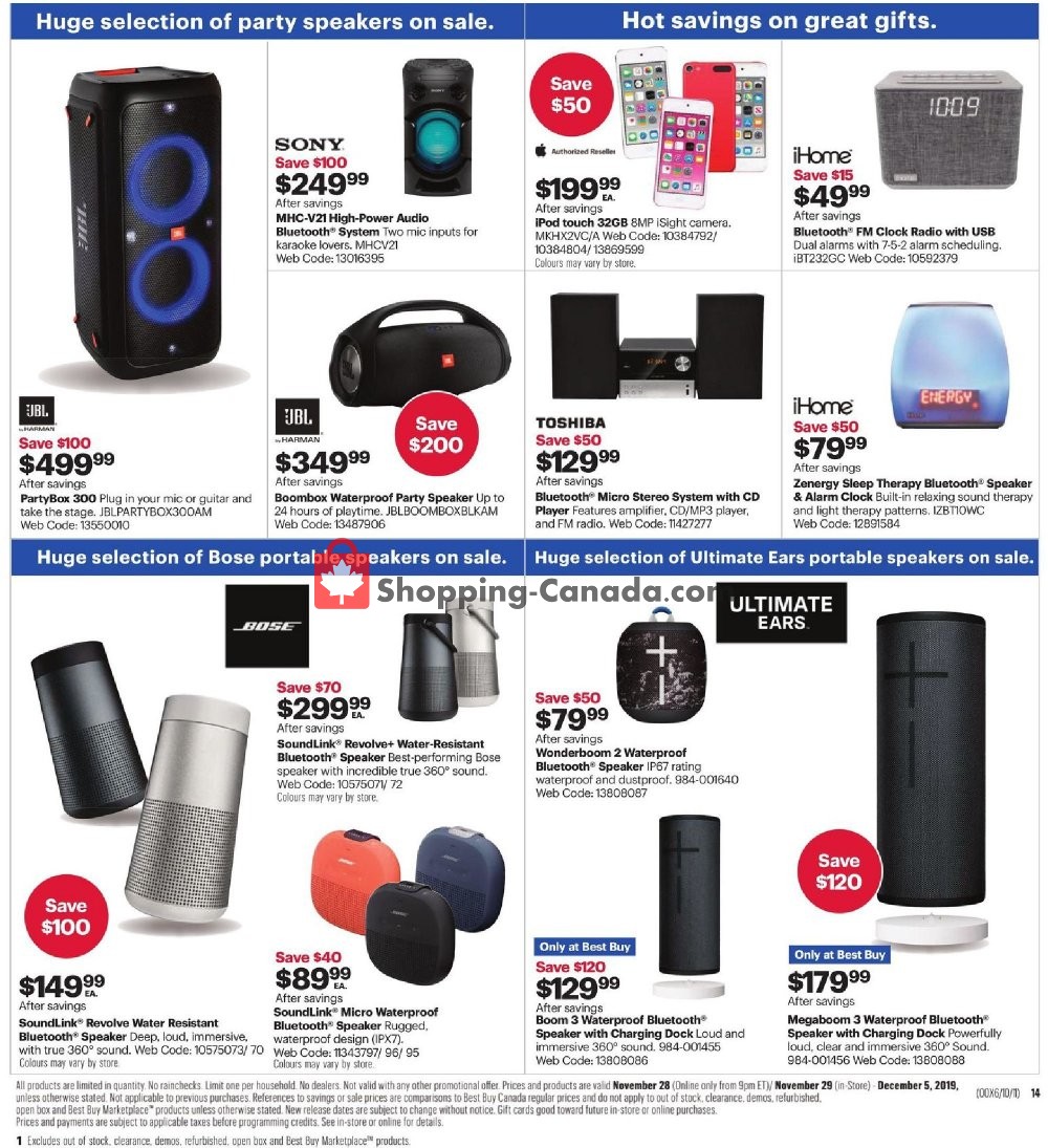 Best Buy flyer from Thursday November 28, 2019 to Thursday December 5, 2019 - page 36