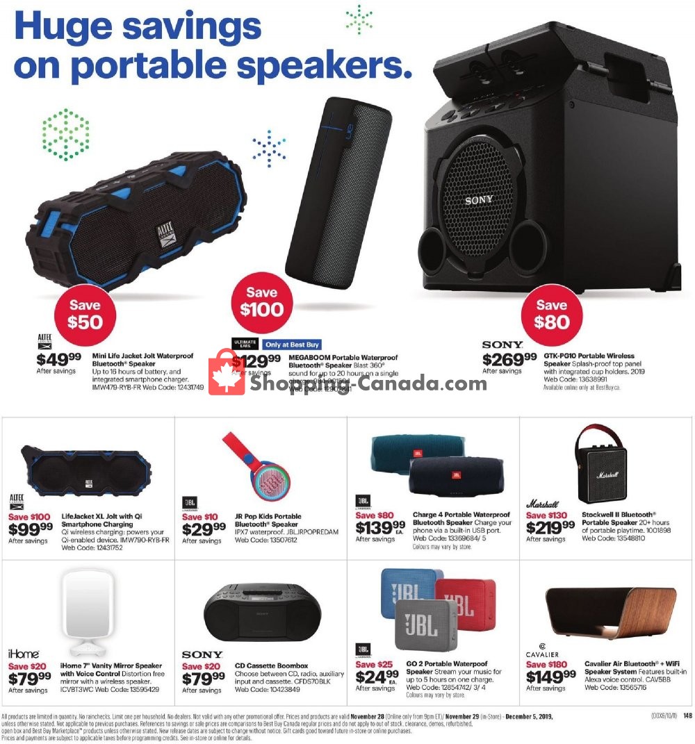 Best Buy flyer from Thursday November 28, 2019 to Thursday December 5, 2019 - page 38