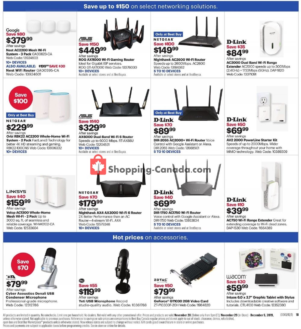 Best Buy flyer from Thursday November 28, 2019 to Thursday December 5, 2019 - page 49