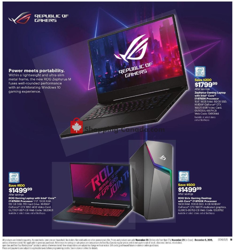 Best Buy flyer from Thursday November 28, 2019 to Thursday December 5, 2019 - page 53