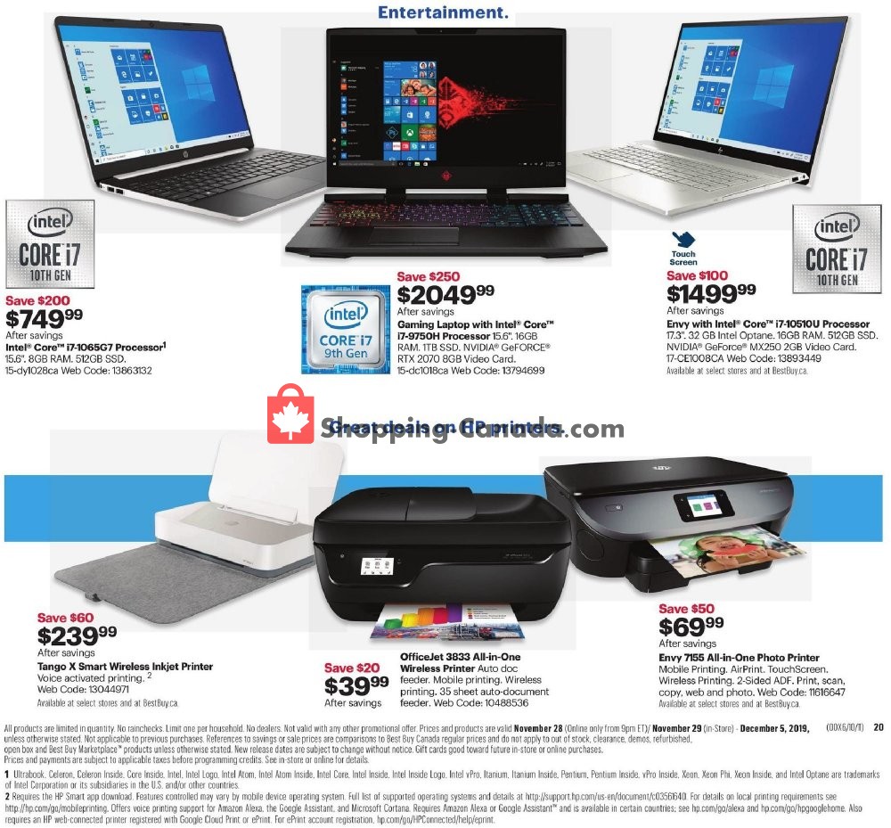 Best Buy flyer from Thursday November 28, 2019 to Thursday December 5, 2019 - page 55