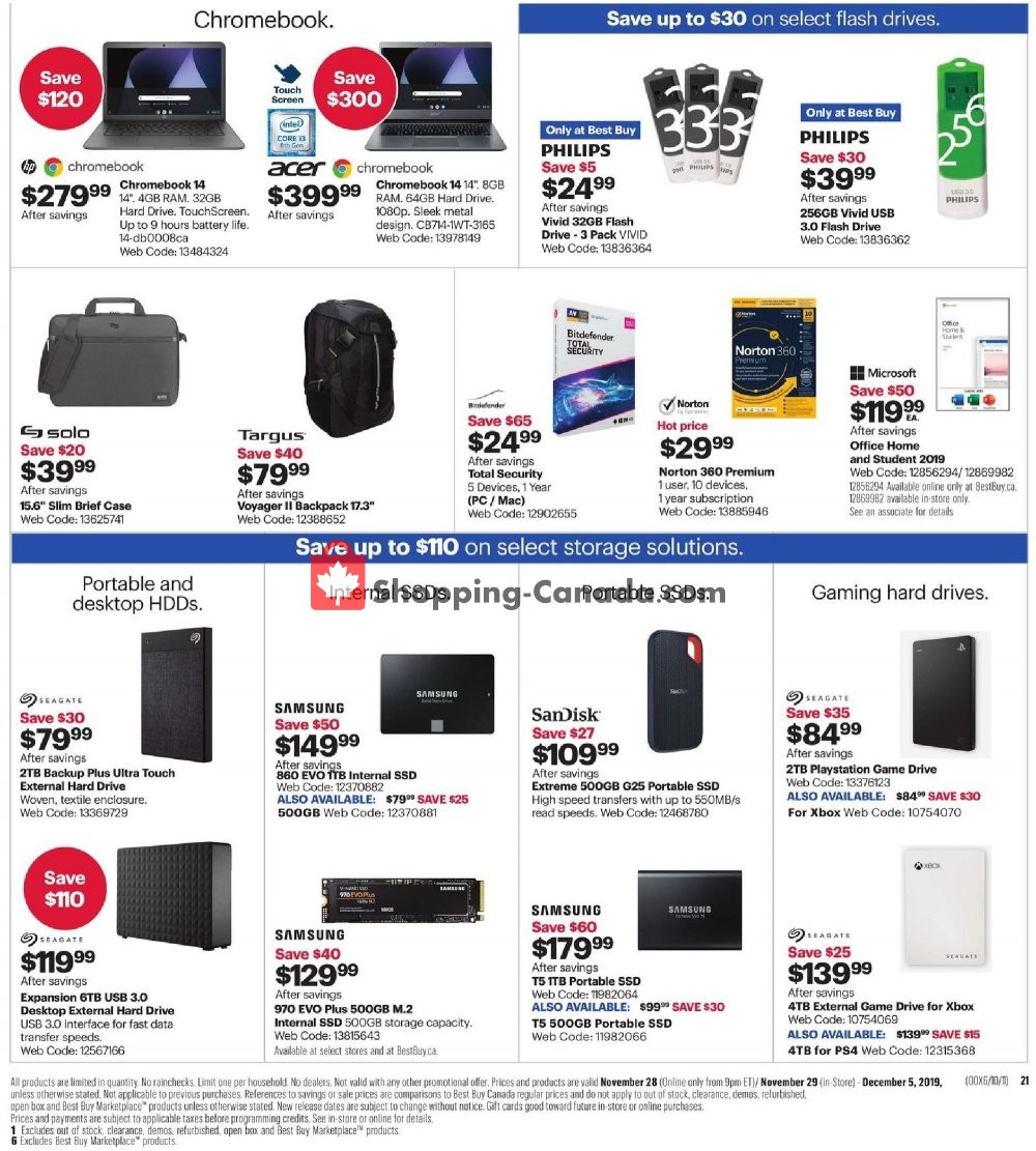 Best Buy flyer from Thursday November 28, 2019 to Thursday December 5, 2019 - page 57