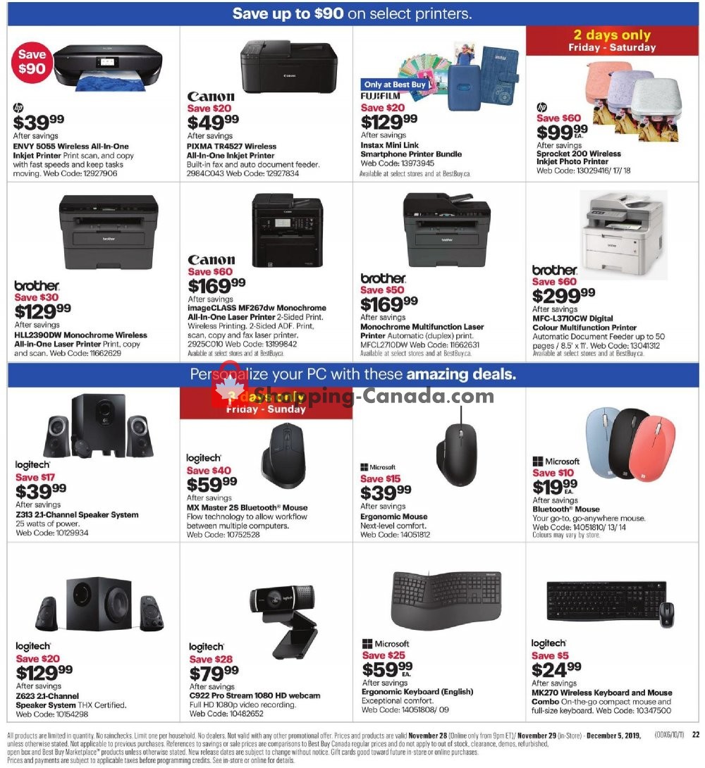 Best Buy flyer from Thursday November 28, 2019 to Thursday December 5, 2019 - page 60