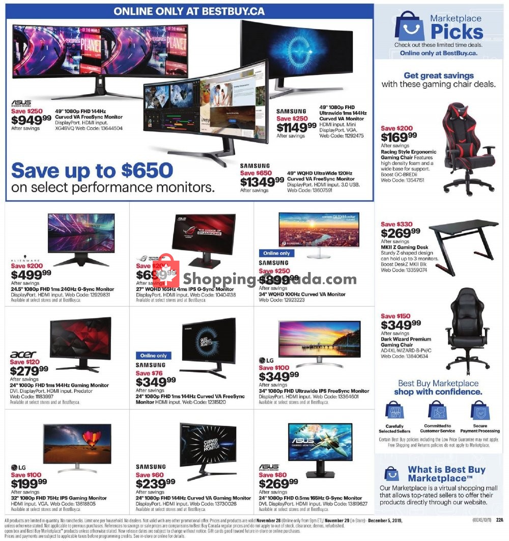 Best Buy flyer from Thursday November 28, 2019 to Thursday December 5, 2019 - page 61