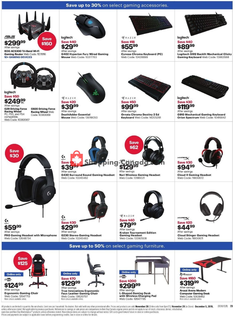 Best Buy flyer from Thursday November 28, 2019 to Thursday December 5, 2019 - page 63