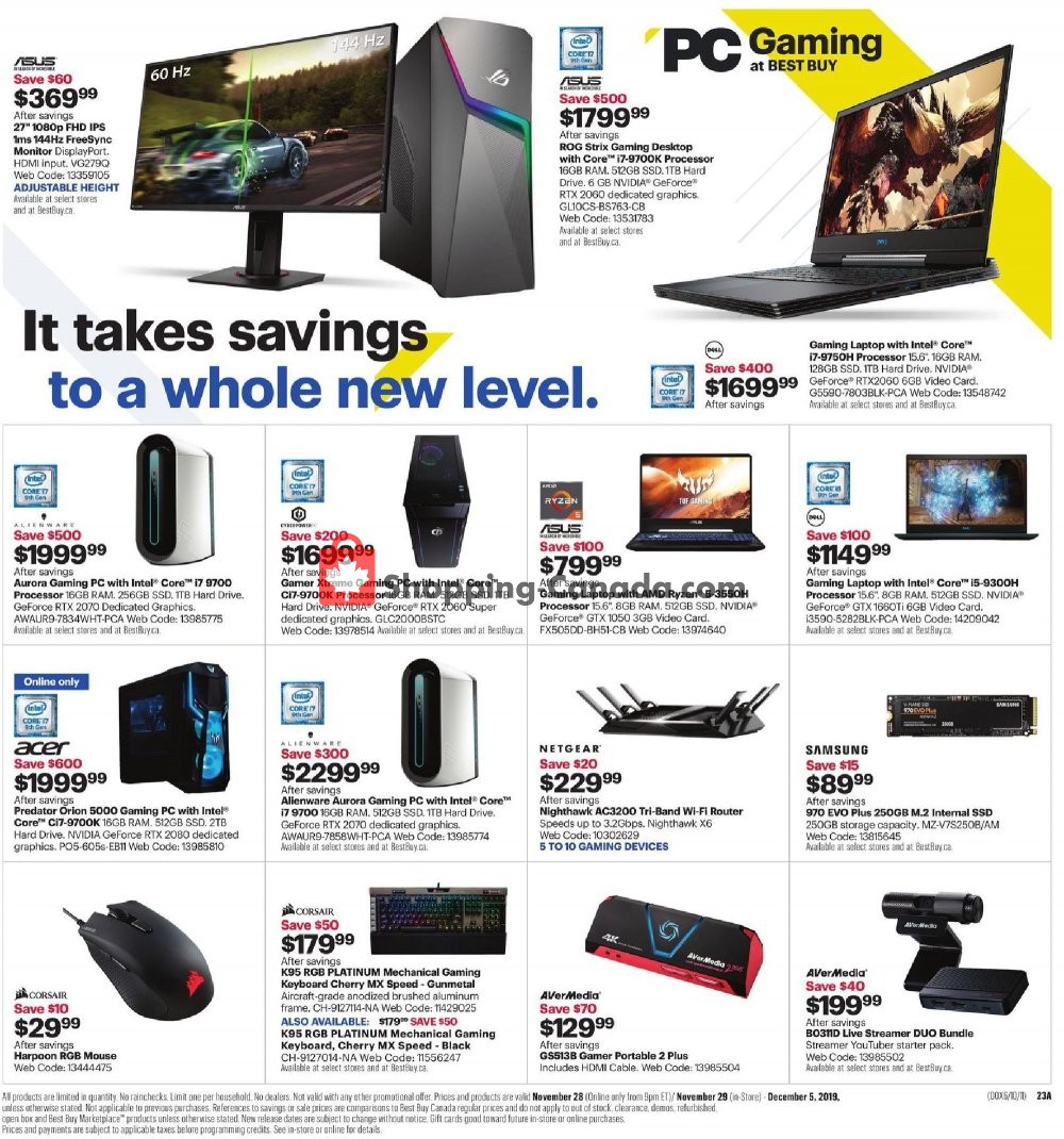 Best Buy flyer from Thursday November 28, 2019 to Thursday December 5, 2019 - page 64