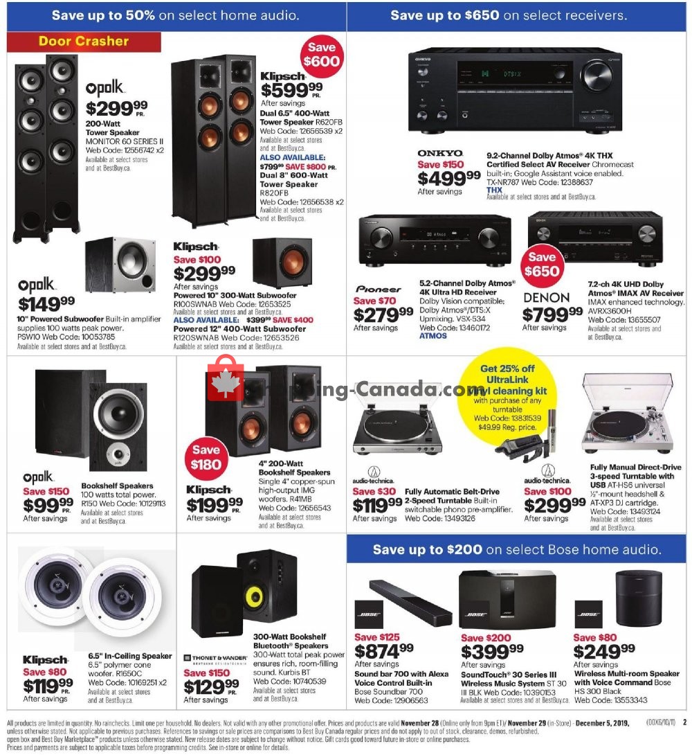 Best Buy flyer from Thursday November 28, 2019 to Thursday December 5, 2019 - page 7