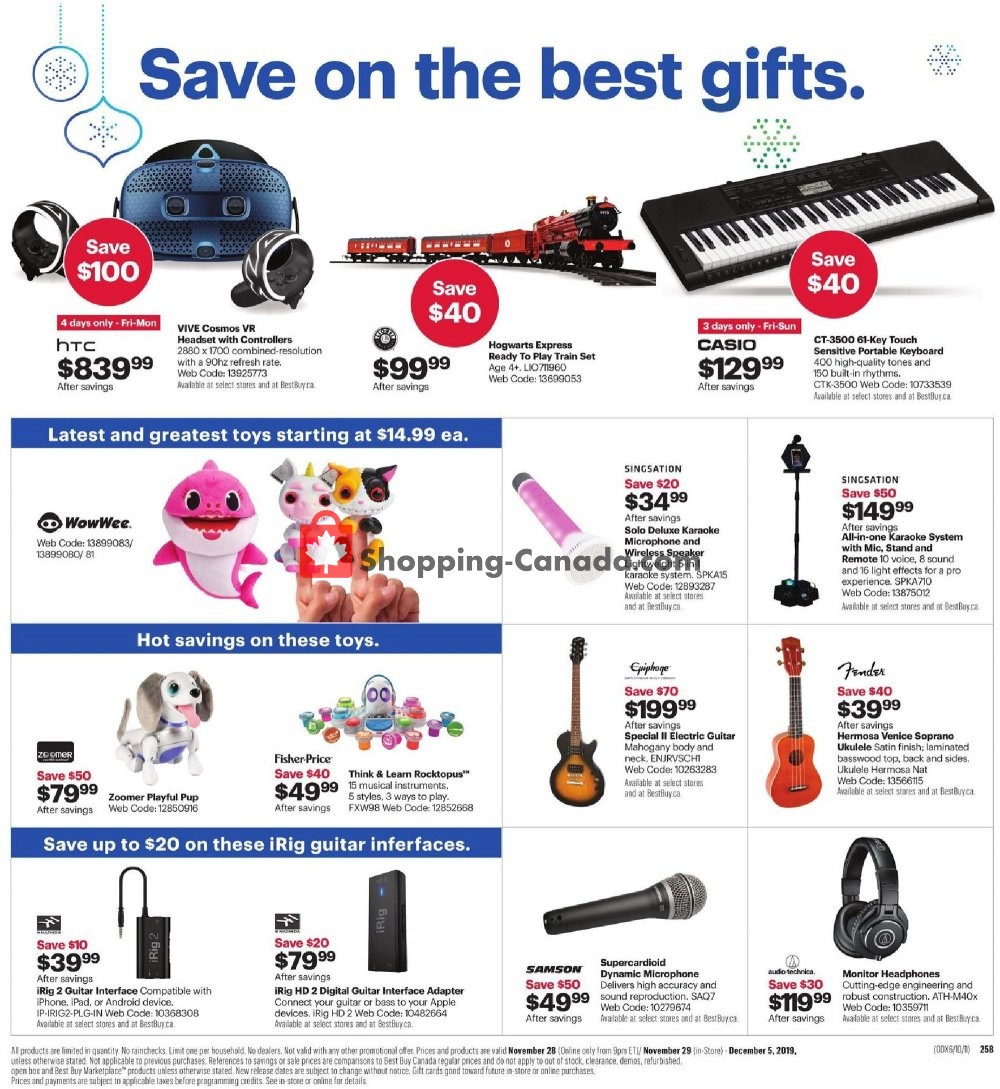 Best Buy flyer from Thursday November 28, 2019 to Thursday December 5, 2019 - page 71