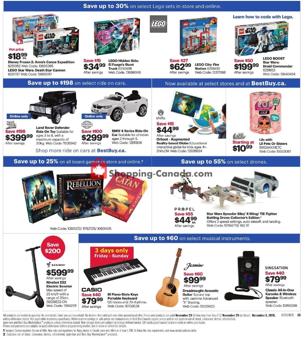 Best Buy flyer from Thursday November 28, 2019 to Thursday December 5, 2019 - page 73