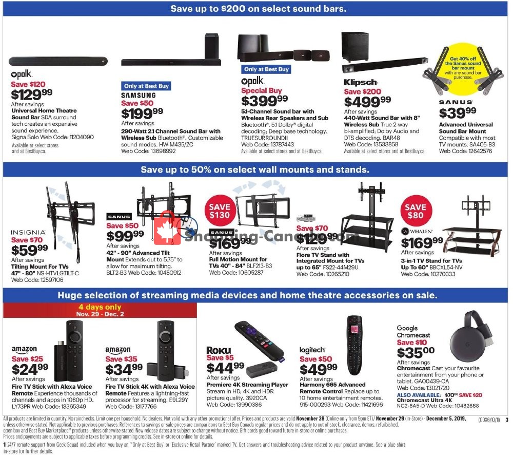 Best Buy flyer from Thursday November 28, 2019 to Thursday December 5, 2019 - page 9