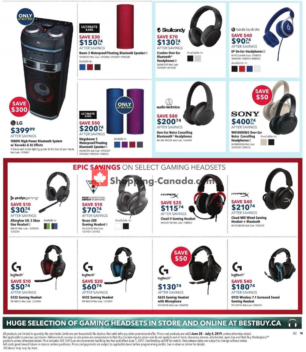 Best Buy flyer from Friday June 28, 2019 to Thursday July 4, 2019 - page 30