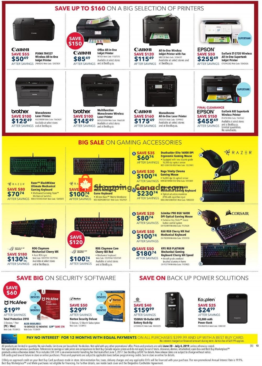 Best Buy flyer from Friday June 28, 2019 to Thursday July 4, 2019 - page 47