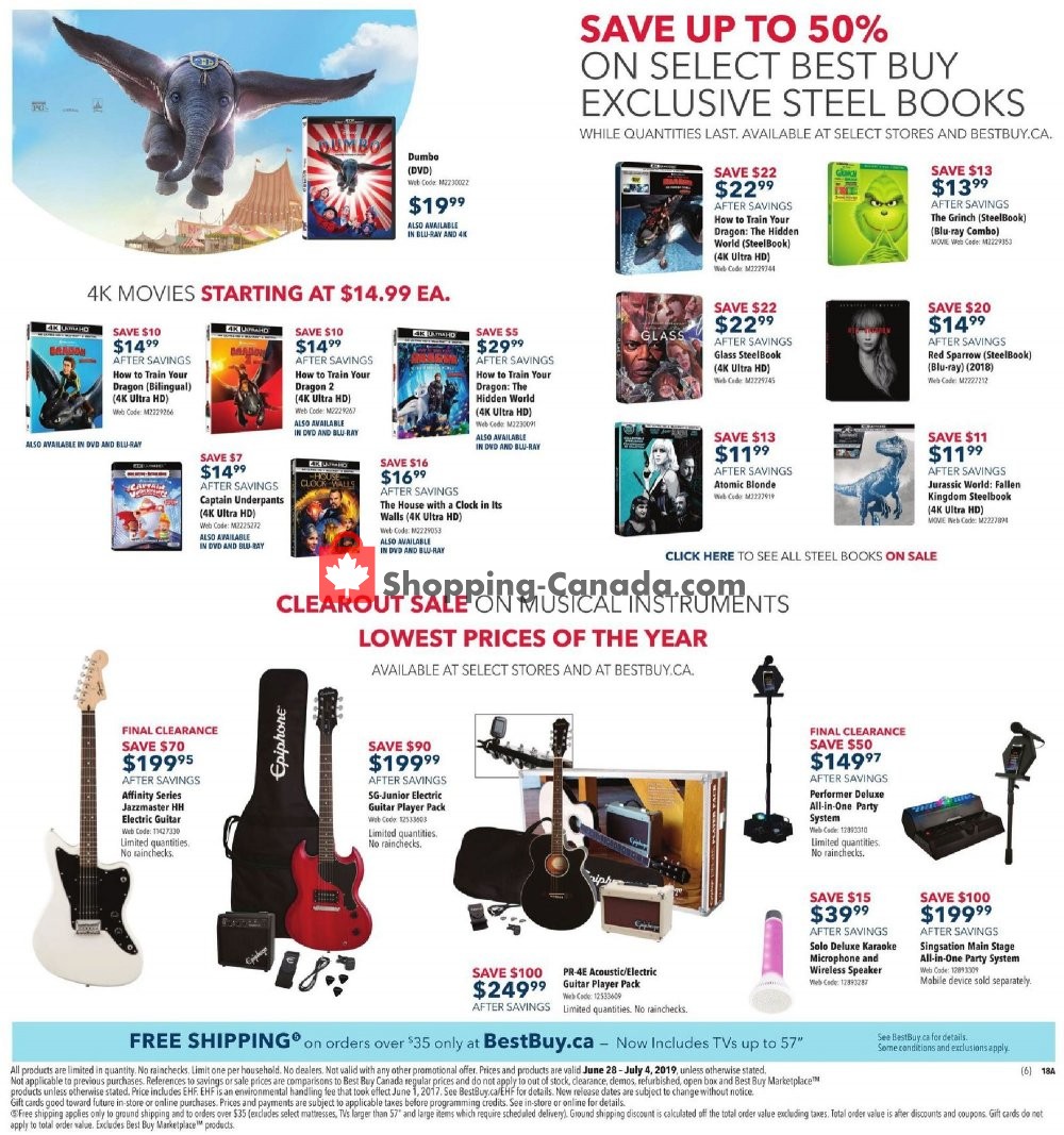 Best Buy flyer from Friday June 28, 2019 to Thursday July 4, 2019 - page 59
