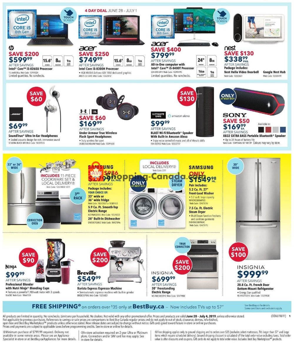 Best Buy flyer from Friday June 28, 2019 to Thursday July 4, 2019 - page 3