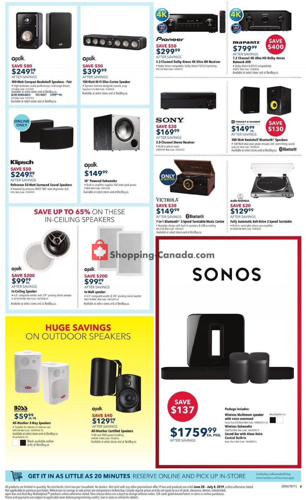 Best Buy flyer from Friday June 28, 2019 to Thursday July 4, 2019 - page 28