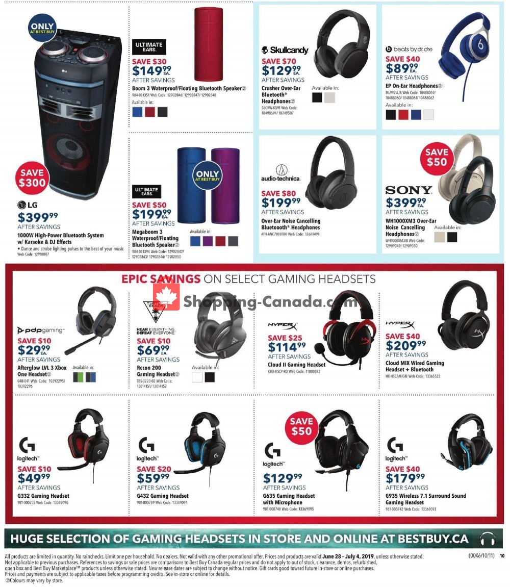 Best Buy flyer from Friday June 28, 2019 to Thursday July 4, 2019 - page 30