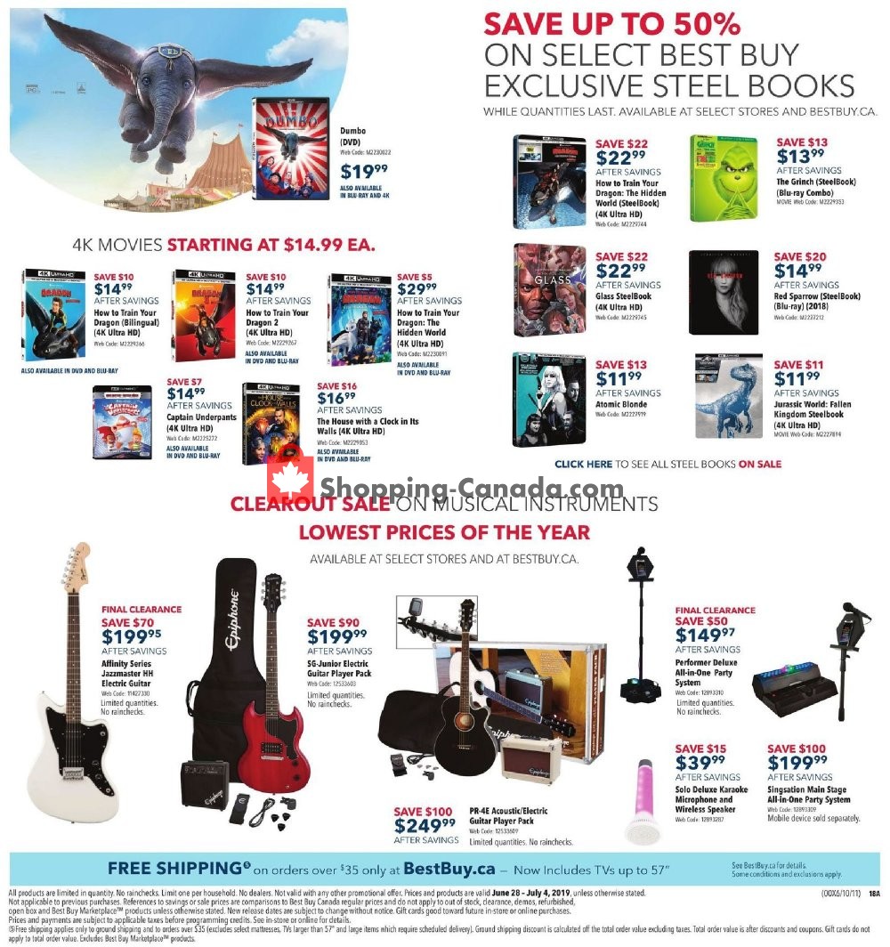 Best Buy flyer from Friday June 28, 2019 to Thursday July 4, 2019 - page 59