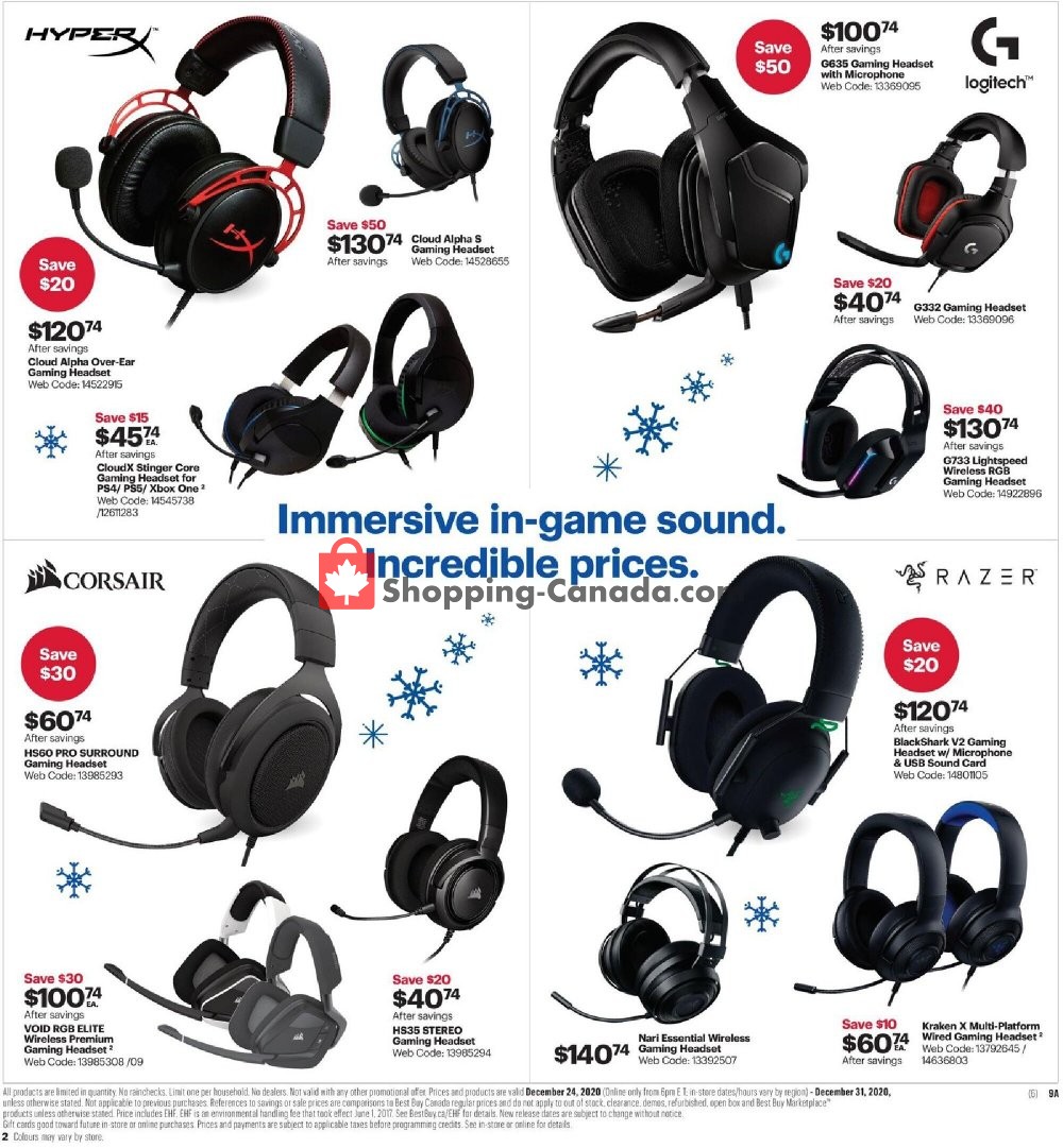 Best Buy flyer from Thursday December 24, 2020 to Thursday December 31, 2020 - page 33