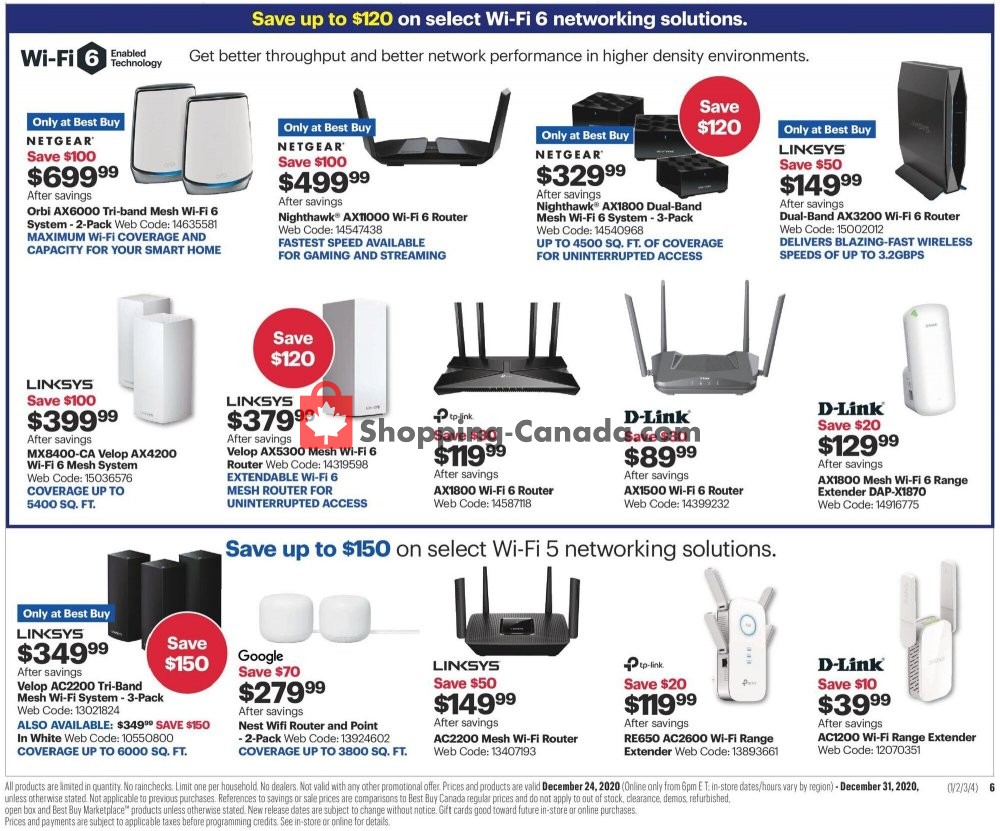Best Buy flyer from Thursday December 24, 2020 to Thursday December 31, 2020 - page 22